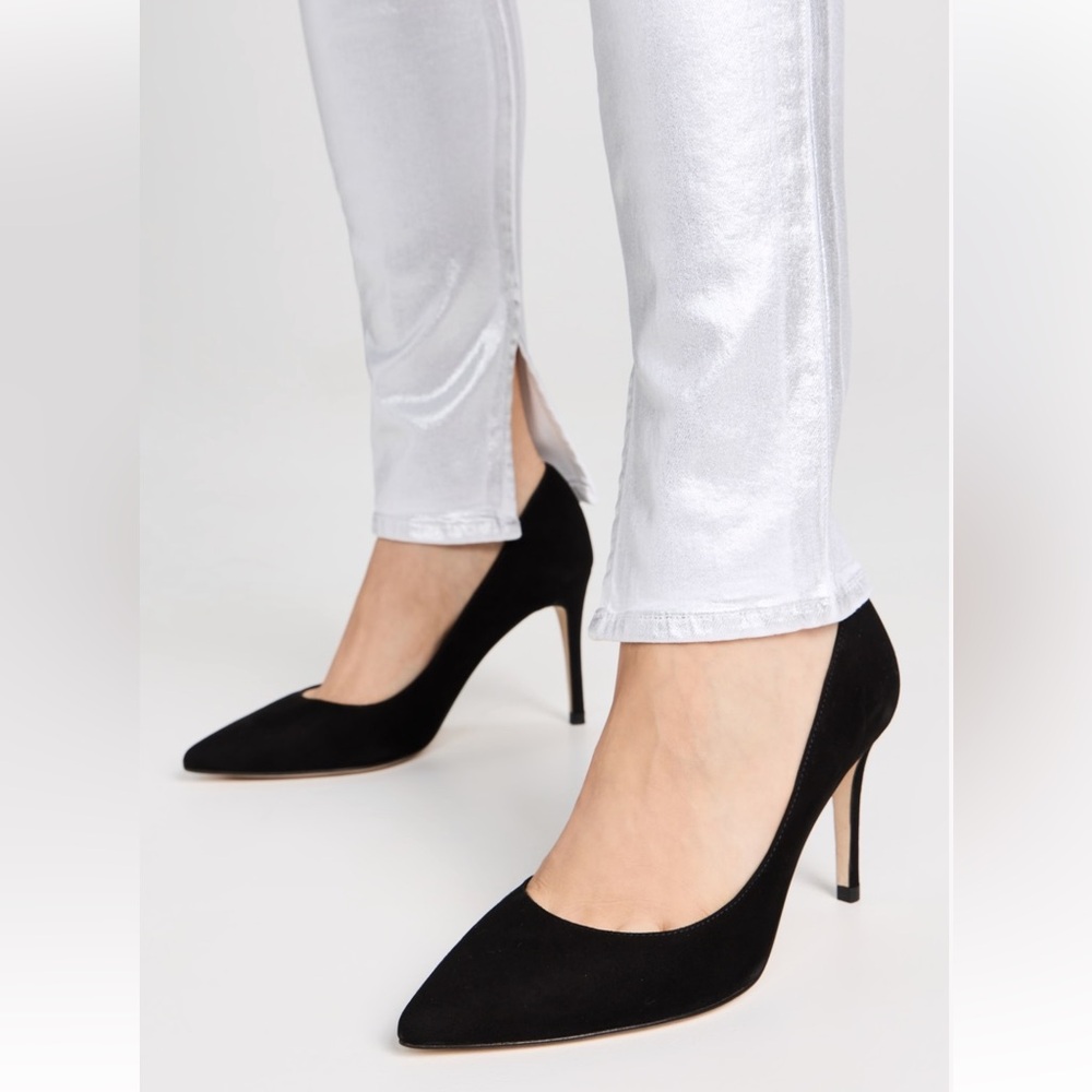 L'AGENCE
Eloise Classic Suede Pumps black size 36.5 
$395.00 /New
